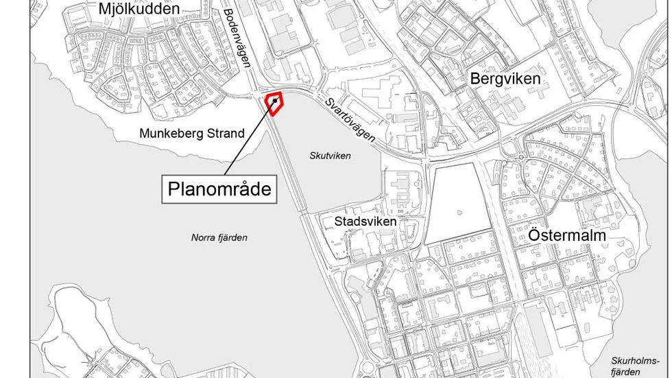 NY. I det här området ska den nya pumpstationen anläggas.