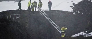 Unik räddad från klippavsats