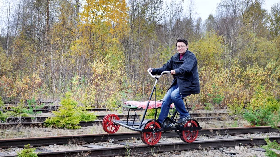 PÅ TUR. Fridfull naturupplevelse konstaterar Ann-Charlotte Lundquist.
