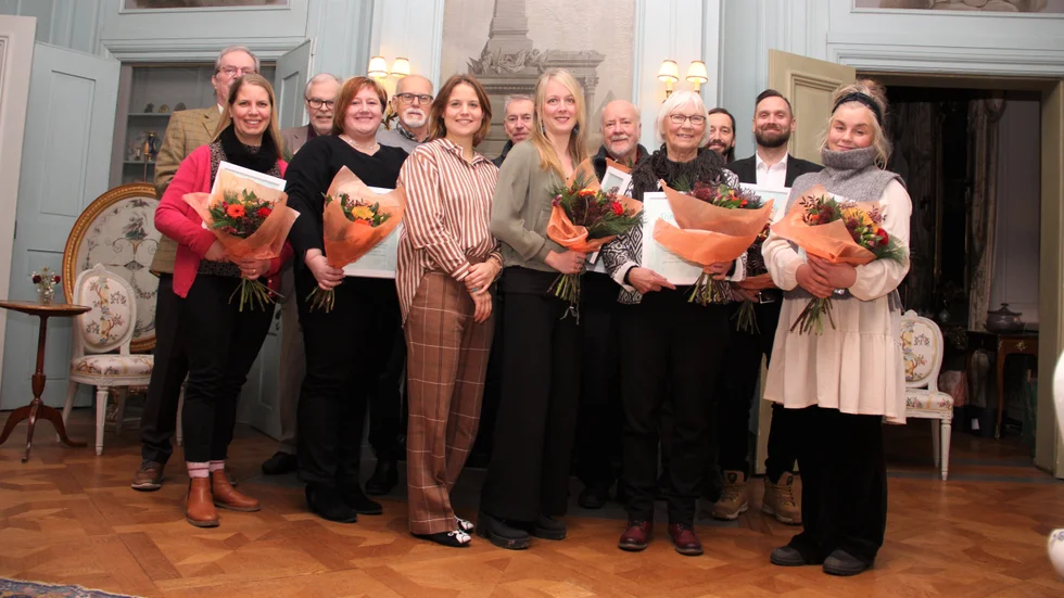 Hargs bruks stipendiater 2022. Nio stycken fick dela på 330 000 kronor.