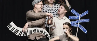 Musikteater till Kaunisvaara • Bybon Gerda Uusitalos berättelse en del av föreställningen.