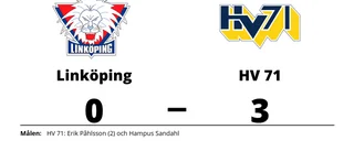 Linköping föll hemma mot HV 71