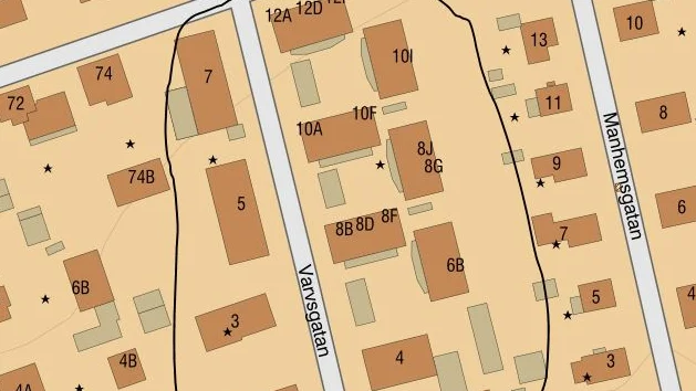 Adresserna som påverkas ligger på Varvsgatan på Älvsbacka.
