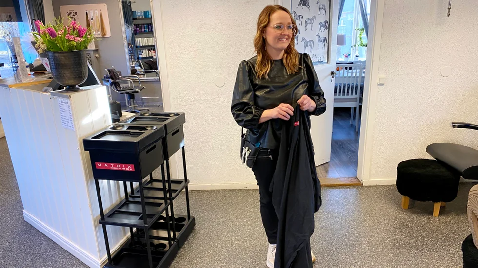 Viktoria Tevell ser ljust på Borensbergs framtid. Samverkan mellan företag och nya inflyttningar gynnar orten, menar hon.
