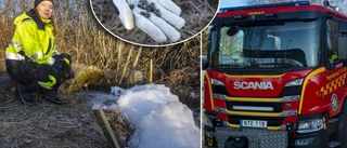 100 000 plastkulor vällde ut i havet: "Kan bero på höga vattenflöden" ✓Bajsvatten rann ut