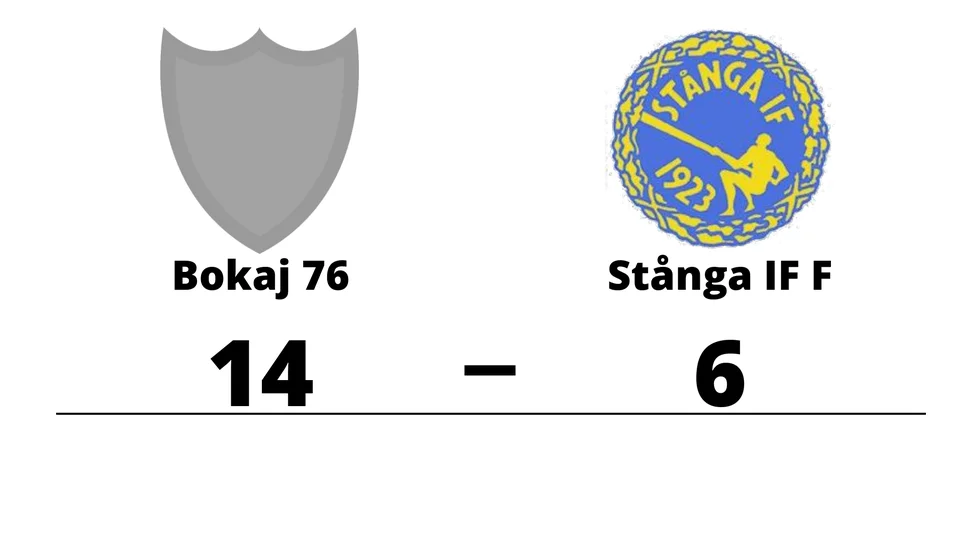 Bokaj 76 vann mot Stånga IF F