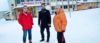 SD portas från Folkets Hus