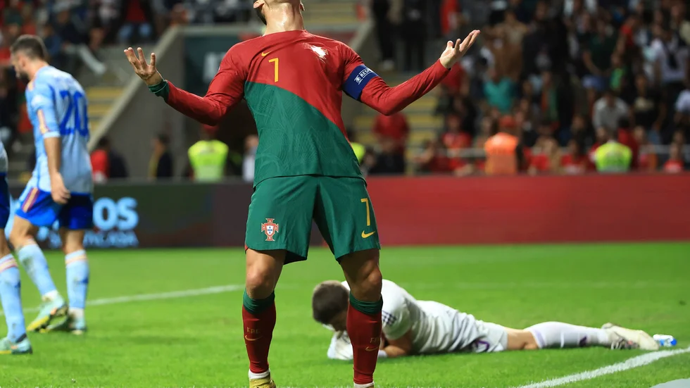 Cristiano Ronaldo får leda Portugal i VM i Qatar. Arkivbild.