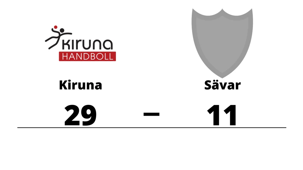 Kiruna HK vann mot Sävar IK
