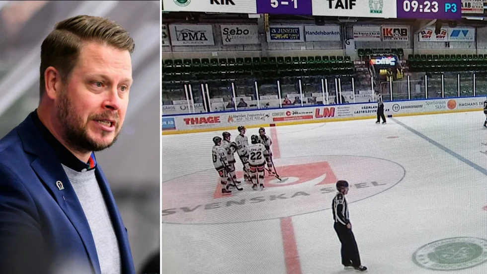 Fredrik Gladers Tingsryd har bara tolv spelare tillgängliga när kaosmatchen ska spelas klart.
