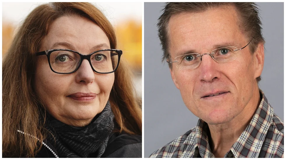 Harriet Swanberg (S) och Boo Östberg (C) ingick tidigare i fempartimajoriteten, men sitter nu i opposition i Knivsta kommun.
