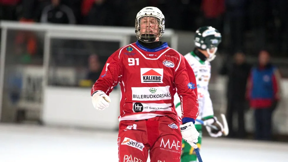 Tungt. Christoffer Norin och Kalix Bandy åkte på andra raka förlusten.