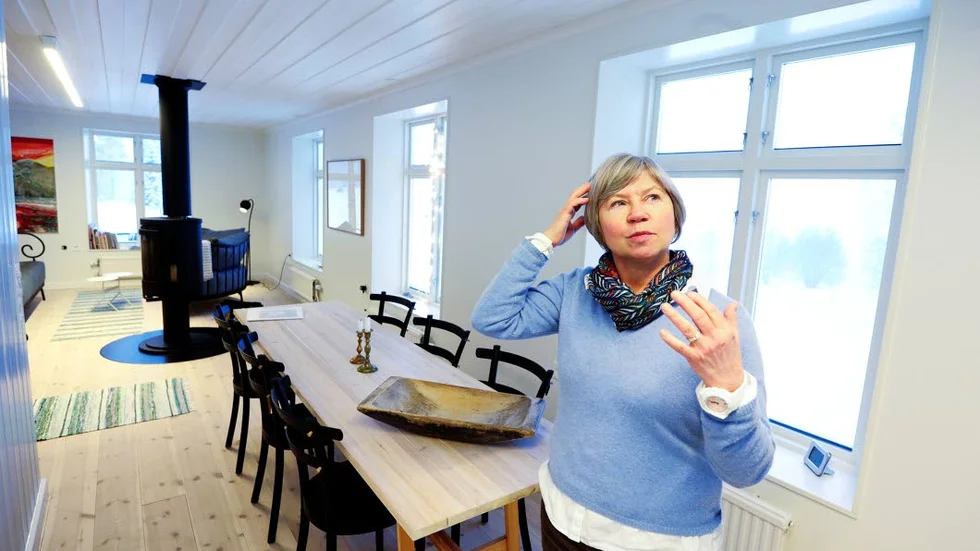 HEMVÄNDARE MED VISION. Gunhild Stensmyr vill skapa en konsthall i Vitsaniemi (Risudden). Nu verkar en förstudie komma till stånd. ?