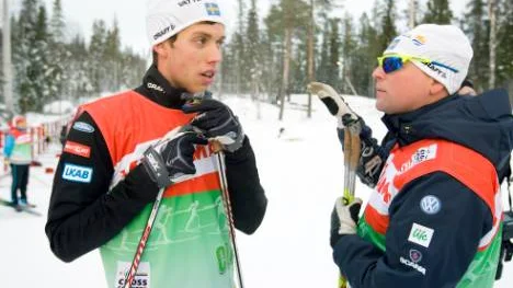 Marcus Hellner och Joakim Abrahamsson sist det begav sig.