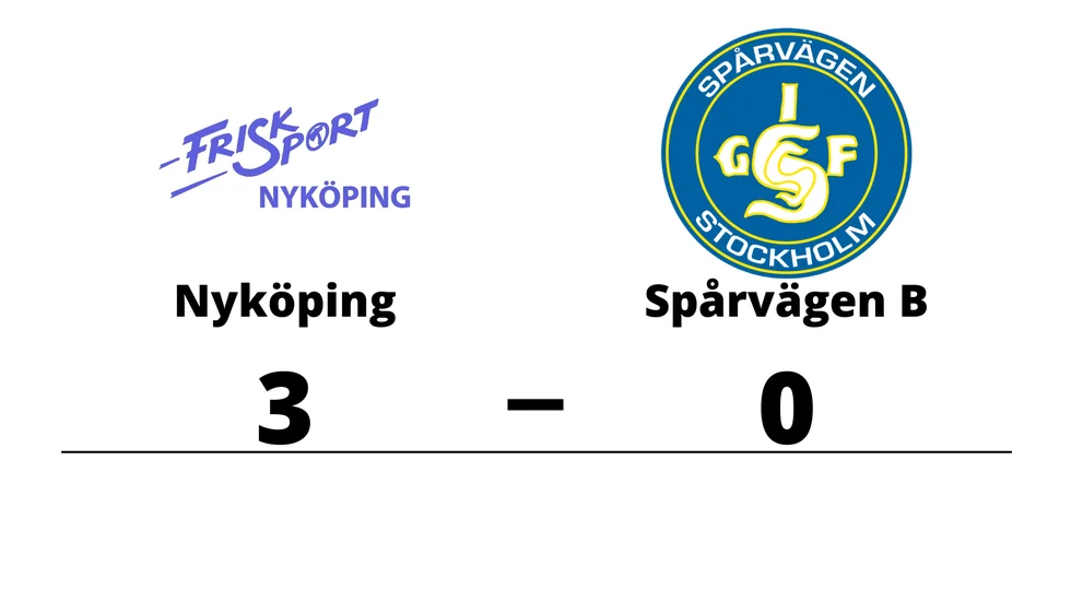 Nyköpings FK vann mot Spårvägen B