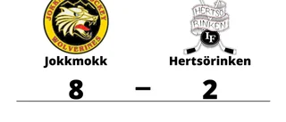 Målfest för Jokkmokk hemma mot Hertsörinken