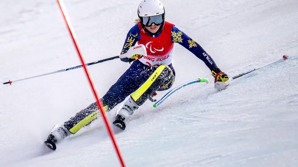Ebba Årsjö vann även slalompremiären i världscupen i St Moritz.