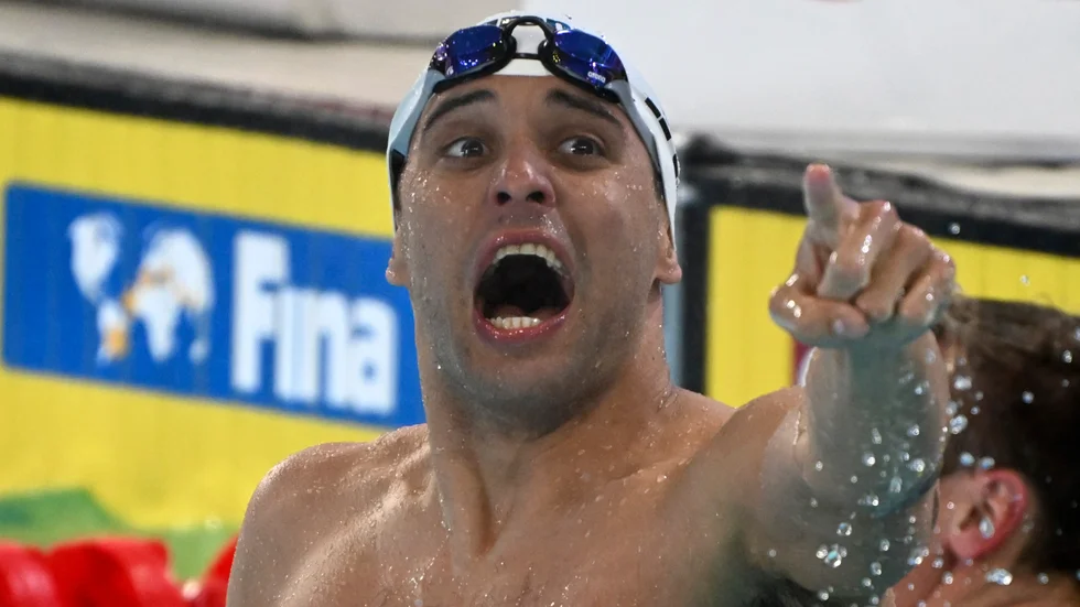 Chad le Clos vinner 200 meter fjärilsim vid kortbane-VM.