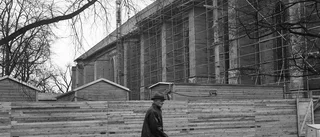 Inte första gången domkyrkan täcks av plank