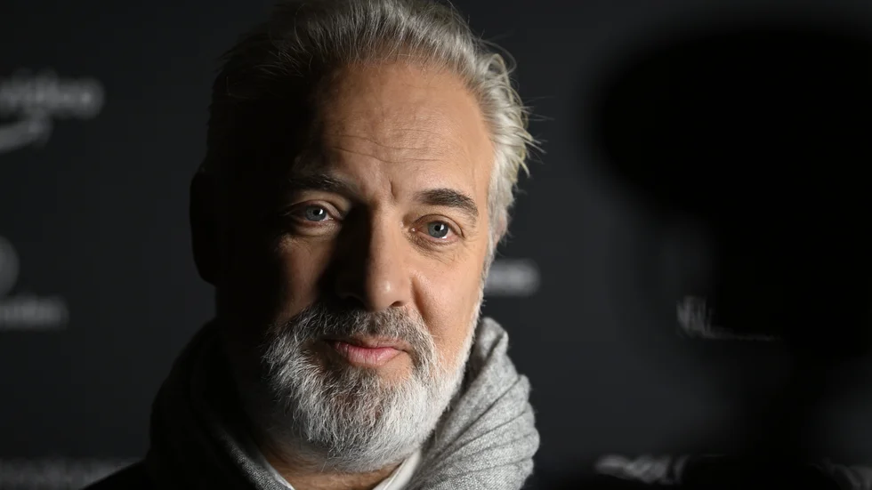 Sam Mendes under sitt Sverigebesök i november. Arkivbild.