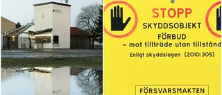 Drogpåverkad man med kniv greps på militärområde