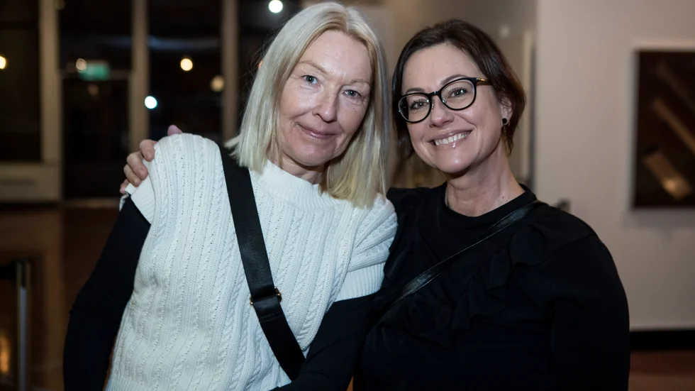 Jenny Hovbrandt och Annette Kumlin Rydholm menade att det var lite lyx i vardagen att gå på show en torsdag. 
