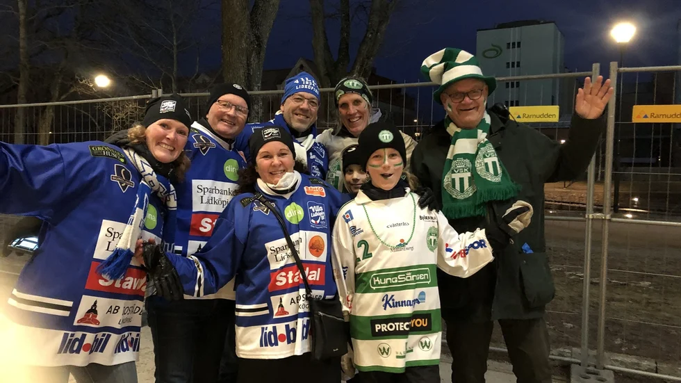 Villafansen är på plats. 