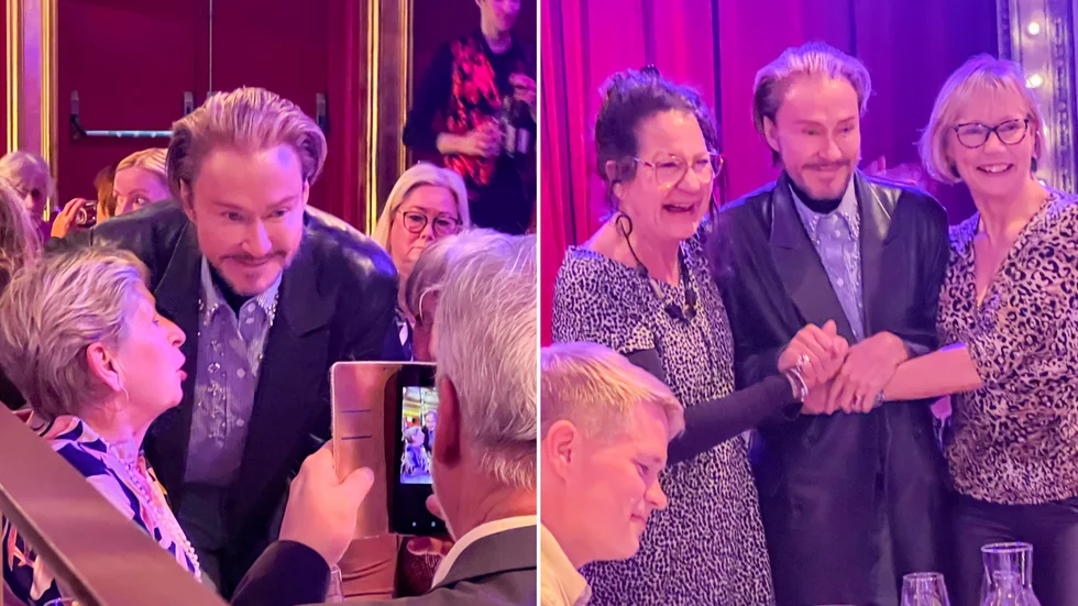 Under tidningens besök på Club After Dark var Christer Lindarw på plats för att mingla bland borden och se till att gästerna hade det bra. Det var många som bad om att få ta en bild med After Dark-stjärnan.