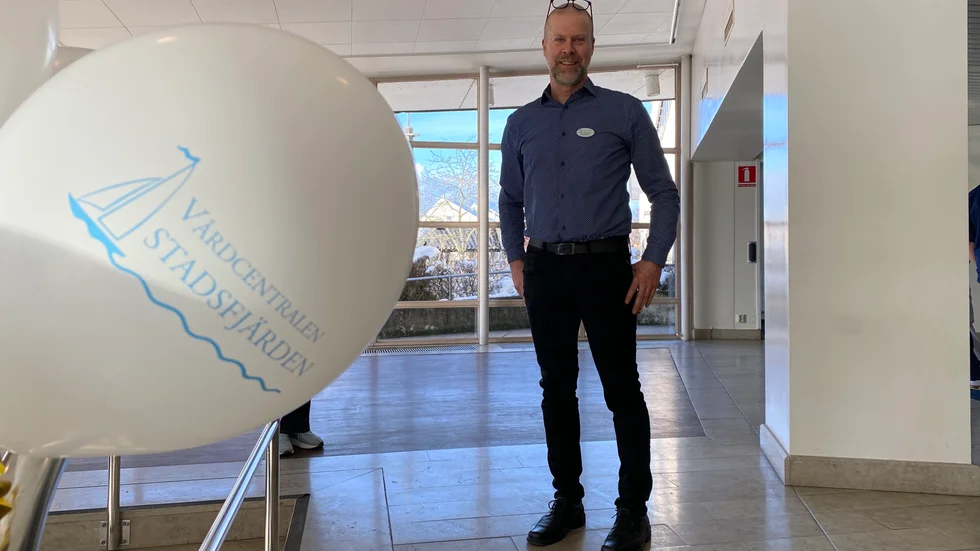 Björn Hallström, verksamhetschef för Stadsfjärdens vårdcentral.