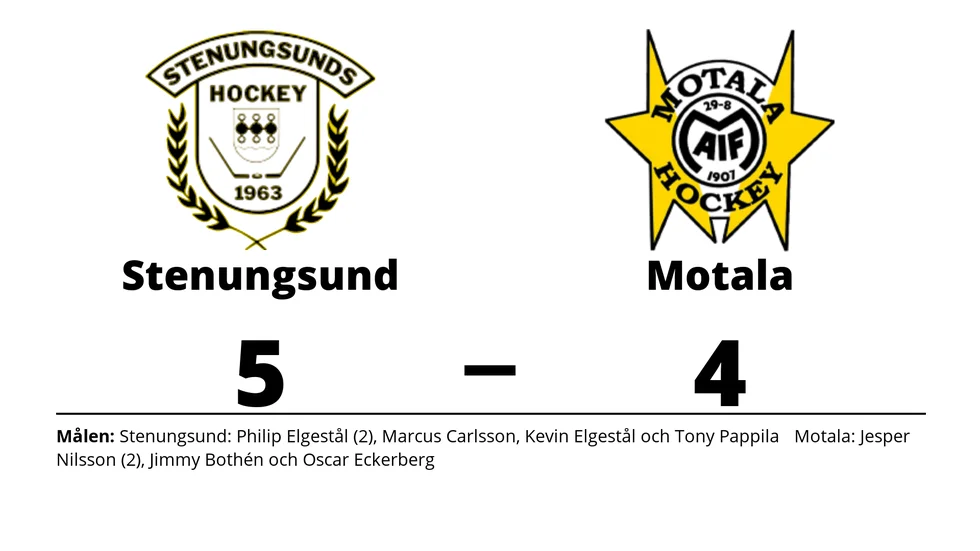 Stenungsund HF vann mot Motala AIF HK