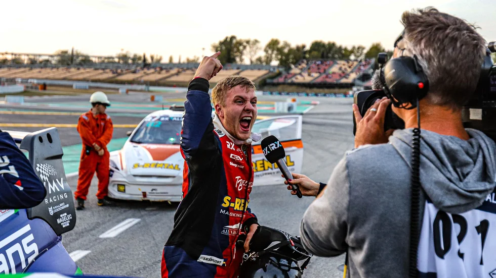 Sjökvist har fått fira många framgångar sedan övergången från gokart till rallycross.