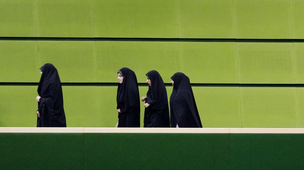 Studenter i Teheran. Arkivbild.