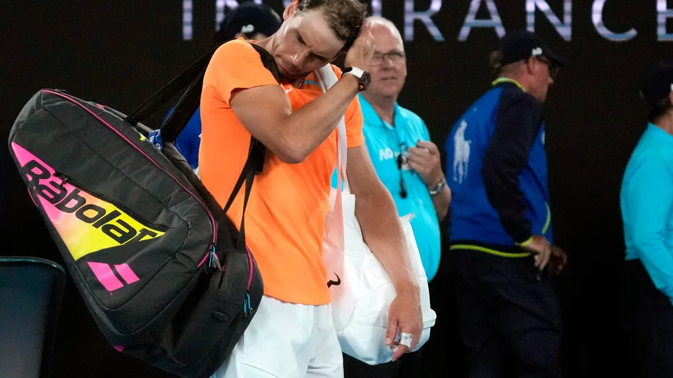 Rafael Nadal missar Indian Wells på grund av skada. Arkivbild.