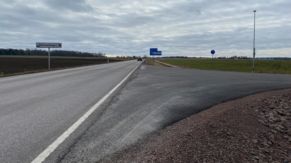Strecket har blivit en rest från hur det tidigare såg ut.