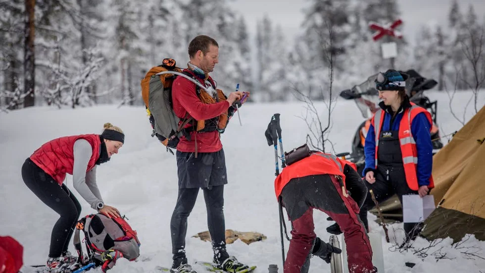 LÖPNING. Tidigt på fredagsmorgonen startade extremloppet Iceultra från Stora Sjöfallet. Löparna kommer i mål i Jokkmokk på tisdag.