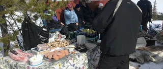 Skoterutflykt med korvgrillning