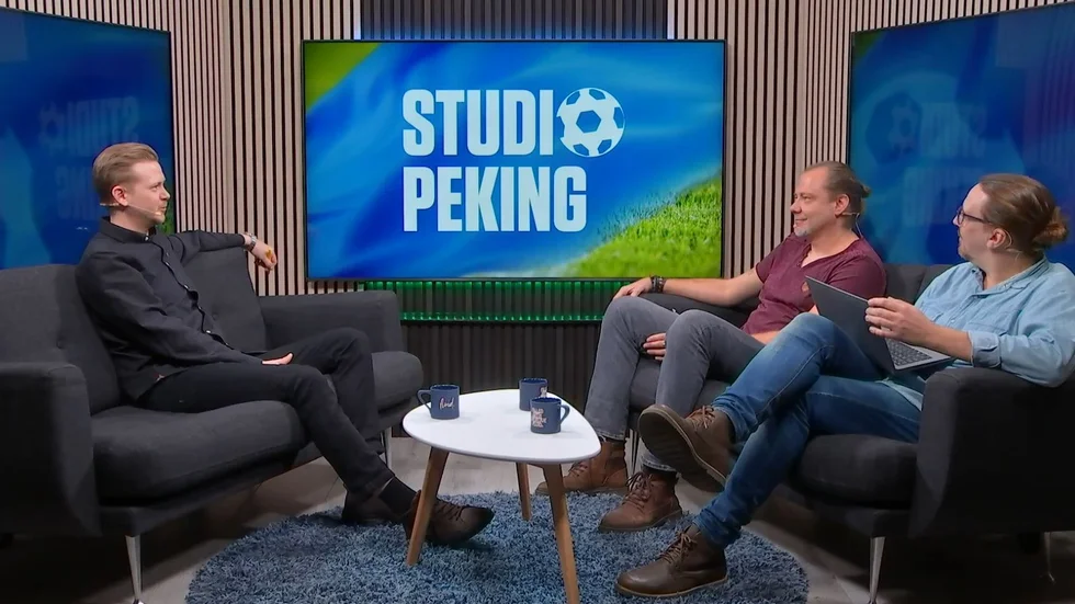 Nytt Studio Peking i den nya studion.