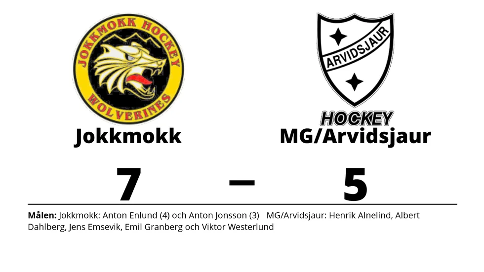 Jokkmokks HF vann mot MG/Arvidsjaur HC