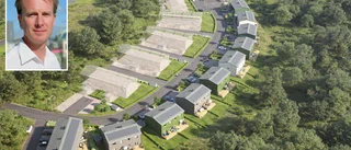 Stort bostadsområde med sjöutsikt läggs på is