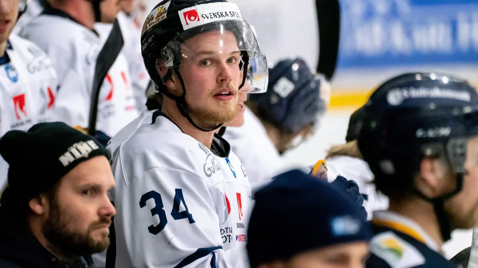 Erik Palm gjorde en stabil insats, men Visby Roma orkade inte stå emot Kalmars forcering i tredje perioden.
