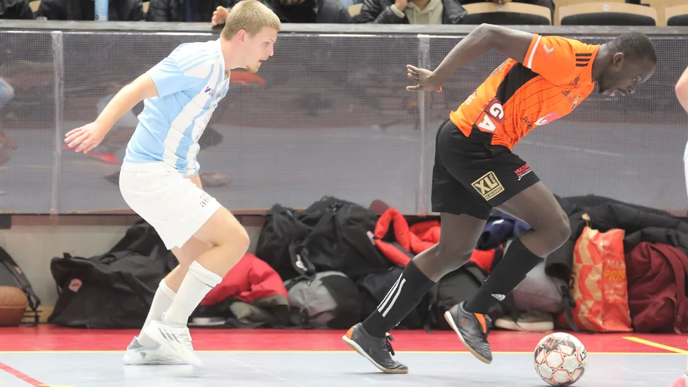 Lamin Touray skadade knäet i Destination Gotland Cup.