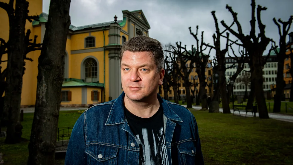 Mats Strandberg har själv producerat filmen efter hans roman "Konferensen". Arkivbild.