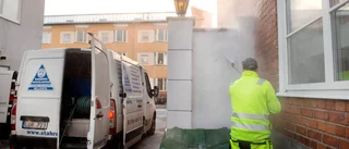 Fullt upp med klottersaneringen i Nyköping