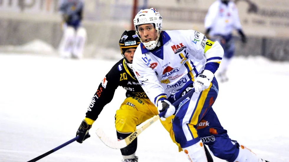 Antti Ekman i HT-tröjan.