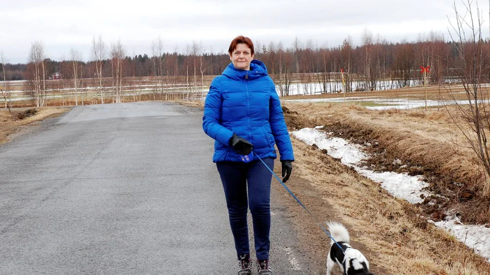 "Det är så skönt att kunna gå", säger Ann-Kristin Gustafsson.