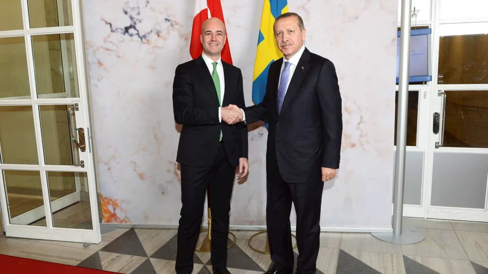 Statsminister Fredrik Reinfeldt (M) morsade på Turkiets premiärminister Recep Tayyip Erdogan under hans Sverigebesök.