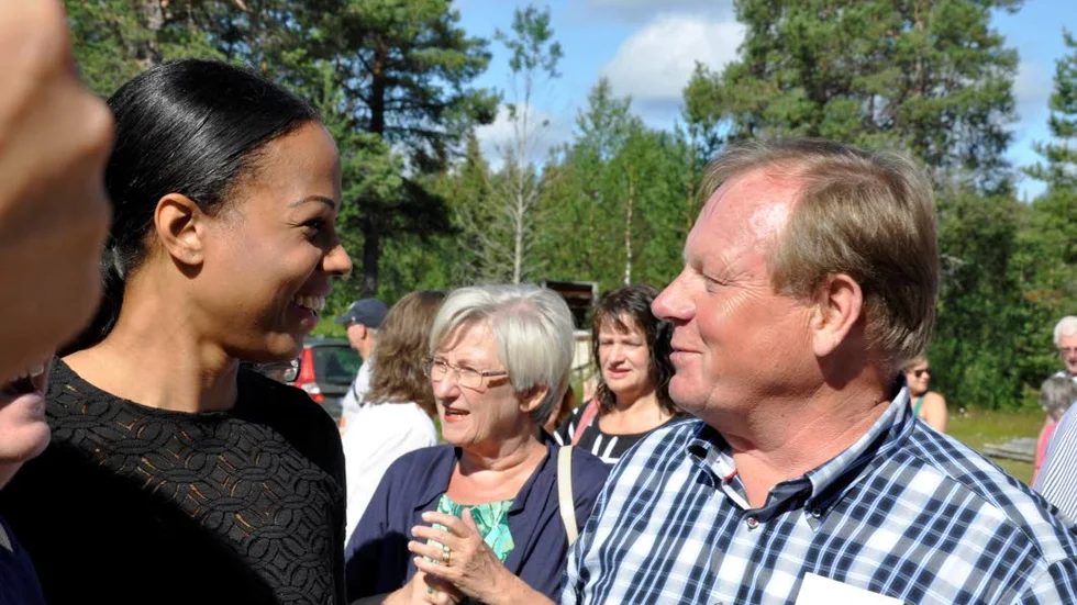 BRA MÖTE. Bengt Niska tycker att Alice Bah Kuhnkes besök i Tornedalen i somras var givande. Han förväntar sig handling från regeringens sida.