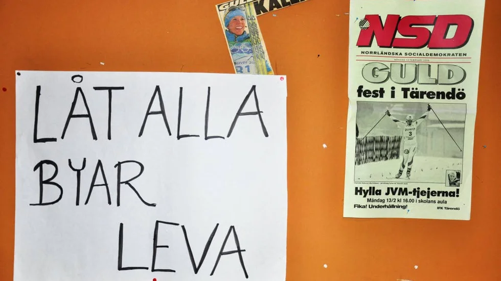 ANDRA TIDER. För några år sedan fick Pajala kommun med Tärendö i spetsen sola sig i glansen av Charlotte Kalla. Men nu är det bistrare tider.