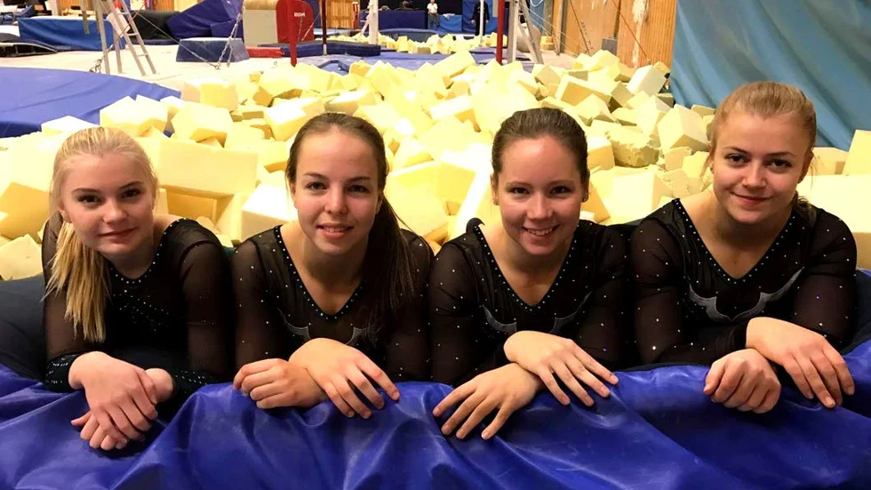 talanger. Kajsa Söderberg, Anna Nilsson, Elise Pettersson och Frida Engman gjorde bra resultat i Stockholm i helgen.