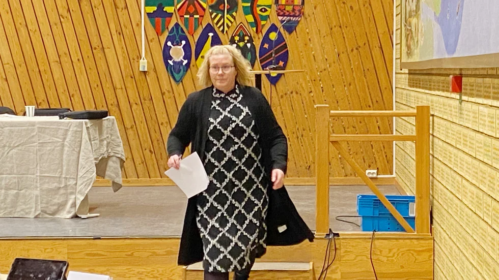 Malin Björgum (S) var i elden vid fullmäktige när anklagelser skickades mellan socialdemokrater och moderater.